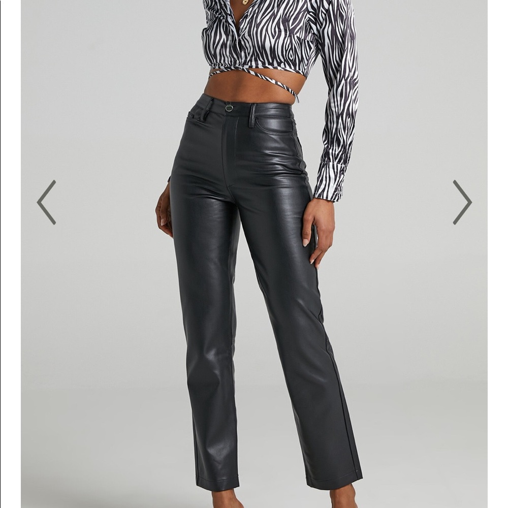 Black Leather Pants